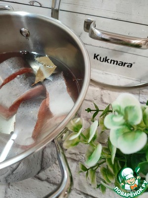 Паштет из форели с облепиховым желе