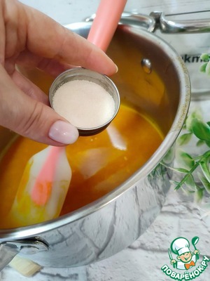 Паштет из форели с облепиховым желе