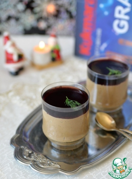 Паштет из печени с винным желе