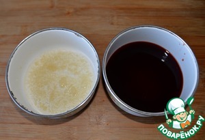 Паштет из печени с винным желе