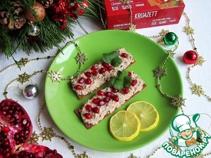Паштет "Лобио" на ржаных хлебцах Паштет "Лобио" на ржаных хлебцах