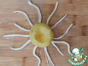 Печеная картошка с сыром чечил Печеная картошка с сыром чечил