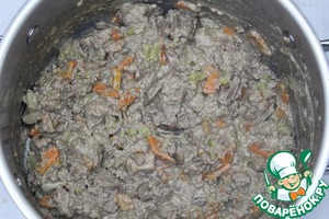 Печеночный паштет с пикантным соусом, праздничный