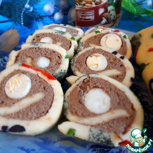 Печеночный рулет "Закусочный"