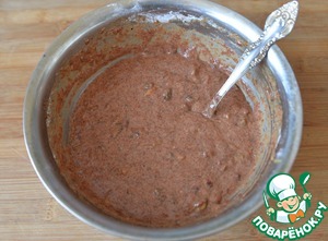 Печёночные оладьи с шампиньонами