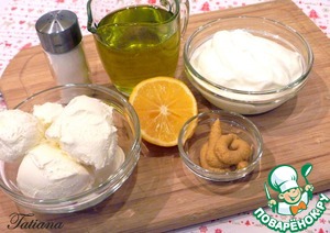 Праздничный салат с лососем и креветками