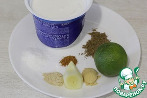 Пряные отбивные с мятным соусом