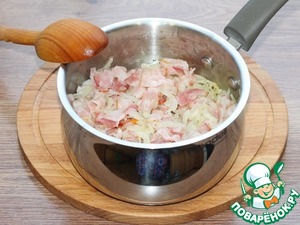 Пряный салат с беконом и капустой Пряный салат с беконом и капустой