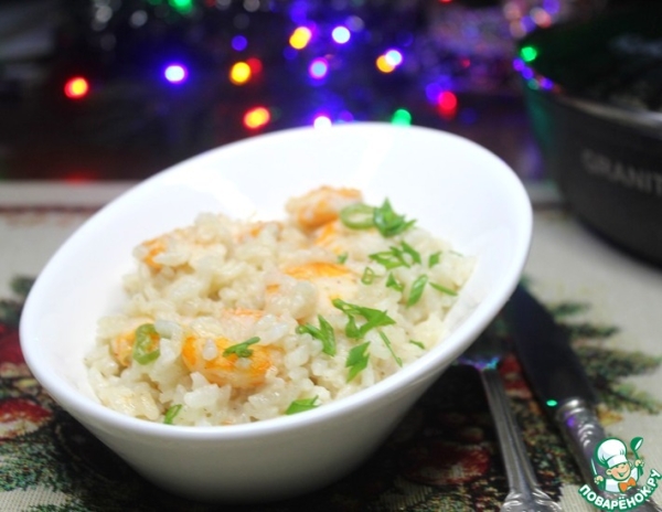 Рис с креветками на кокосовом молоке Рис с креветками на кокосовом молоке
