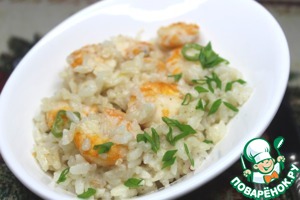 Рис с креветками на кокосовом молоке Рис с креветками на кокосовом молоке