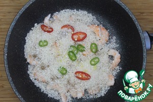 Рис с креветками на кокосовом молоке Рис с креветками на кокосовом молоке