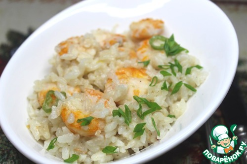Рис с креветками на кокосовом молоке Рис с креветками на кокосовом молоке