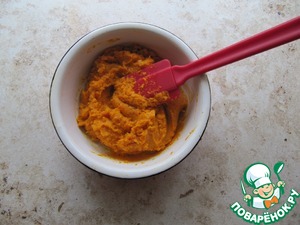 Рулет с печенью и морковью