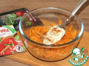 Рыбный паштет с овощами и брусникой