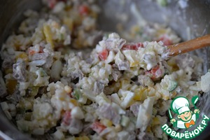 Салат "Берлинский" с рисом