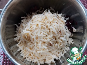 Салат "Этюд в багровых тонах"