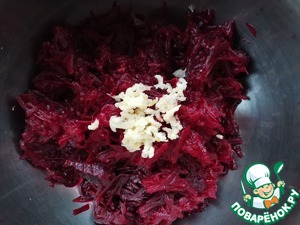 Салат "Этюд в багровых тонах"