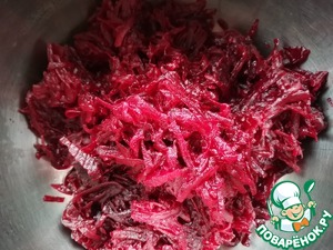 Салат "Этюд в багровых тонах"