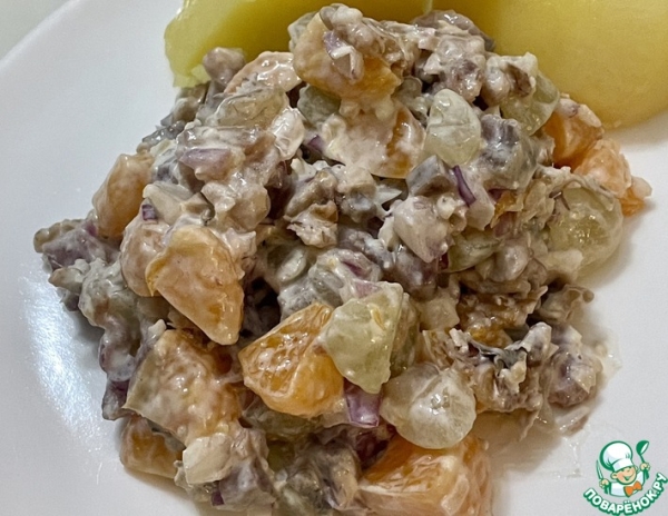 Салат из селёдки по-норвежски Салат из селёдки по-норвежски