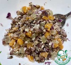 Салат из селёдки по-норвежски Салат из селёдки по-норвежски