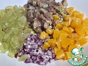 Салат из селёдки по-норвежски Салат из селёдки по-норвежски