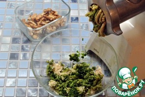 Салат картофельный с орехами