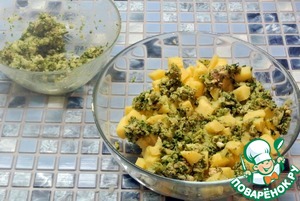 Салат картофельный с орехами