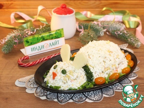 Салат Кролик на Новый год Салат Кролик на Новый год