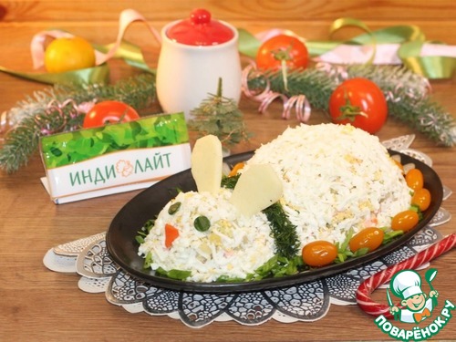 Салат Кролик на Новый год Салат Кролик на Новый год