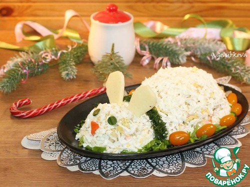 Салат Кролик на Новый год Салат Кролик на Новый год