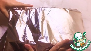 Салат "Оливье" с курицей и запеченными овощами