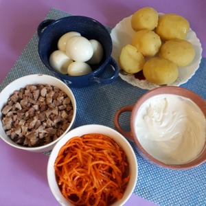 Салат "Рождественский венок" Салат "Рождественский венок"