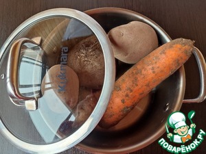 Салат-рулет "Селёдка под шубой" Салат-рулет "Селёдка под шубой"