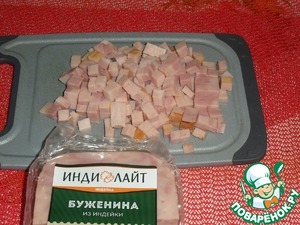 Салат с бужениной и пекинской капустой Салат с бужениной и пекинской капустой