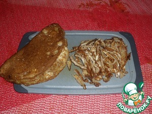 Салат с овощами, бужениной и сыром