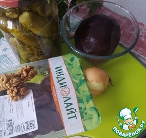 Салат с печенью индейки