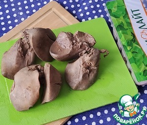 Салат с печенью индейки