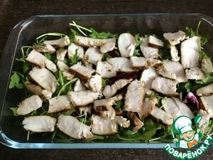 Салат с рукколой и курицей Салат с рукколой и курицей