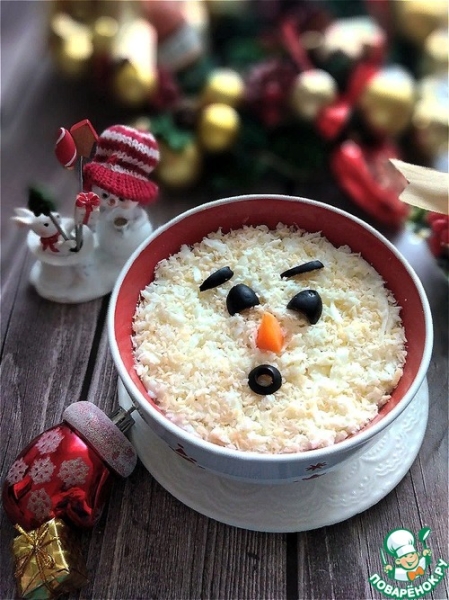 Салат с ветчиной из индейки