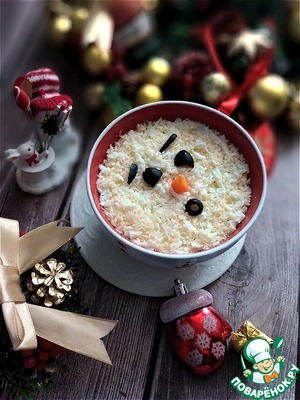 Салат с ветчиной из индейки