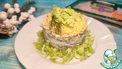 Салат с ветчиной "Кучерявый" Салат с ветчиной "Кучерявый"