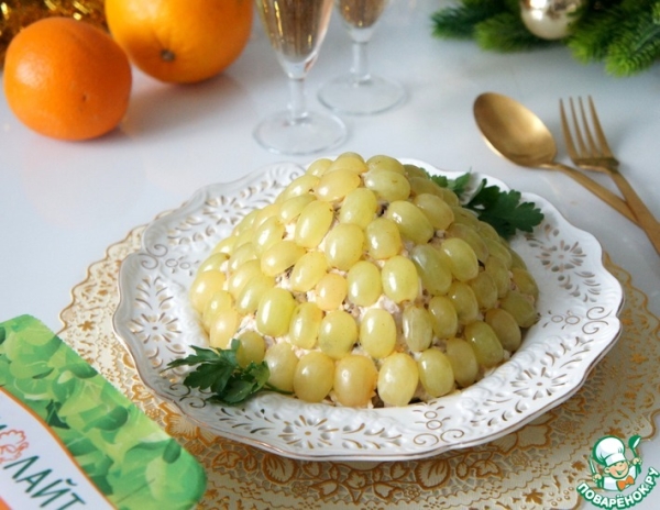 Салат «Тиффани» с жареной индейкой Салат «Тиффани» с жареной индейкой