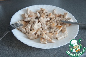 Салат «Тиффани» с жареной индейкой Салат «Тиффани» с жареной индейкой