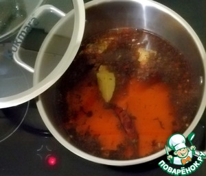 Сало солёное горячим способом