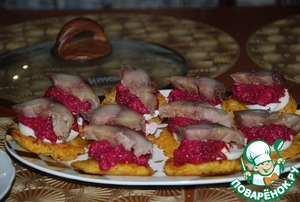 Селедка на шубе с драником