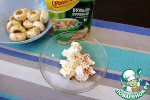 Шампиньоны, фаршированные творожным сыром