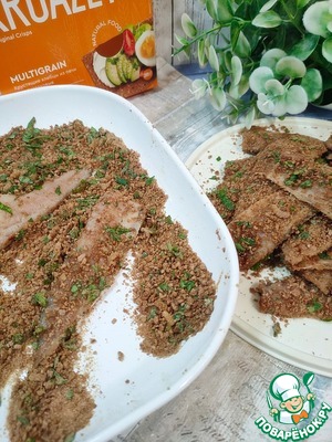 Шашлычок из рыбы в панировке "Kruazett" Шашлычок из рыбы в панировке "Kruazett"
