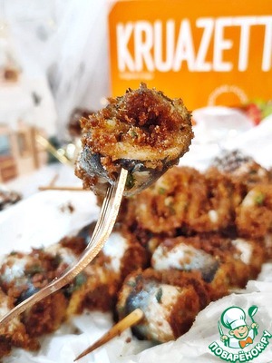 Шашлычок из рыбы в панировке "Kruazett"
