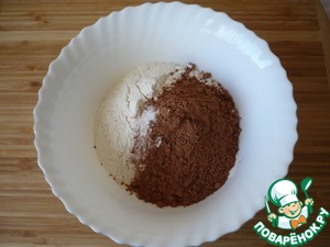 Шоколадный торт "Новогодний" на сковороде Шоколадный торт "Новогодний" на сковороде