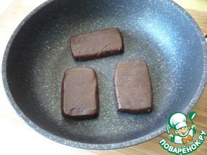 Шоколадный торт "Новогодний" на сковороде Шоколадный торт "Новогодний" на сковороде